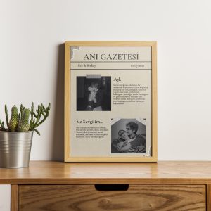 Aşk Gazetesi Özel Tasarım