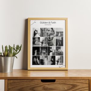 Modern Düğün/Nişan Fotoğraf Albüm Afişi